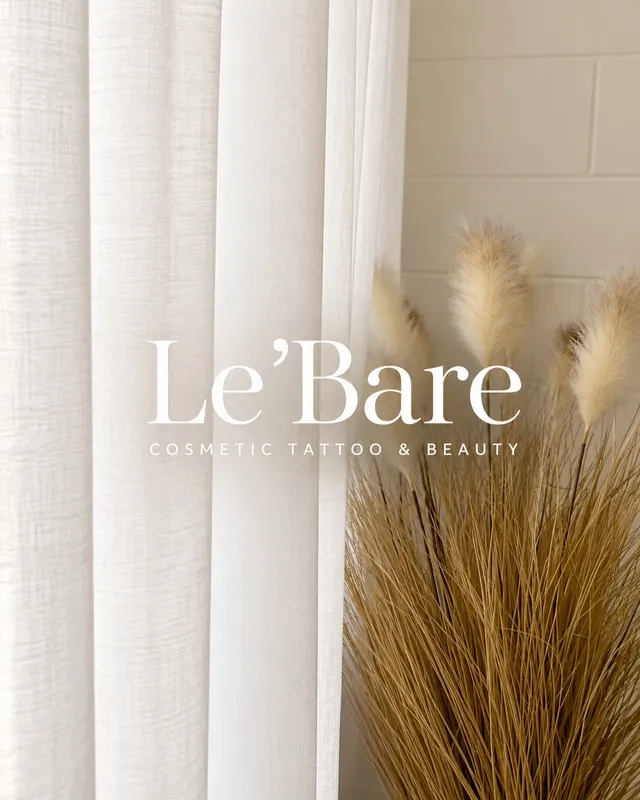 Inside the Le’Bare studio, with sheer linen curtains and dried pampas grass
